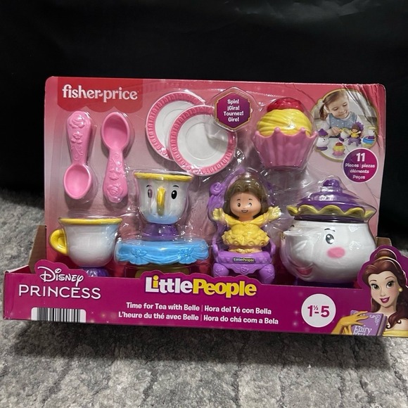 Fisher-Price Other - Disney princess Little People time for tea with belle